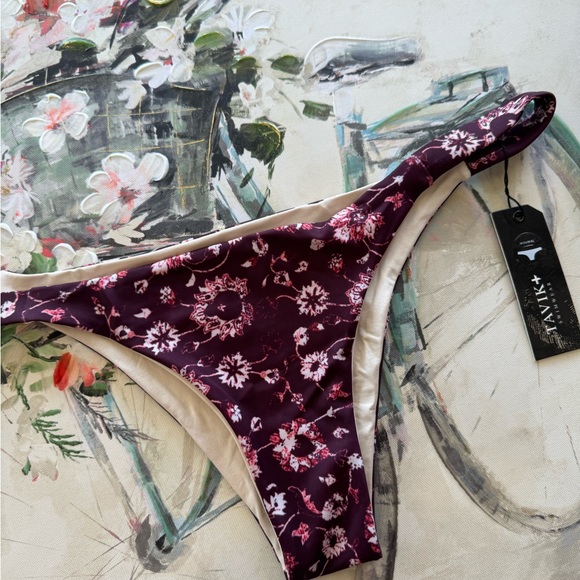 TAVIK minimal coverage heather bottom Medina Merlot ๐ - Picture 4 of 7